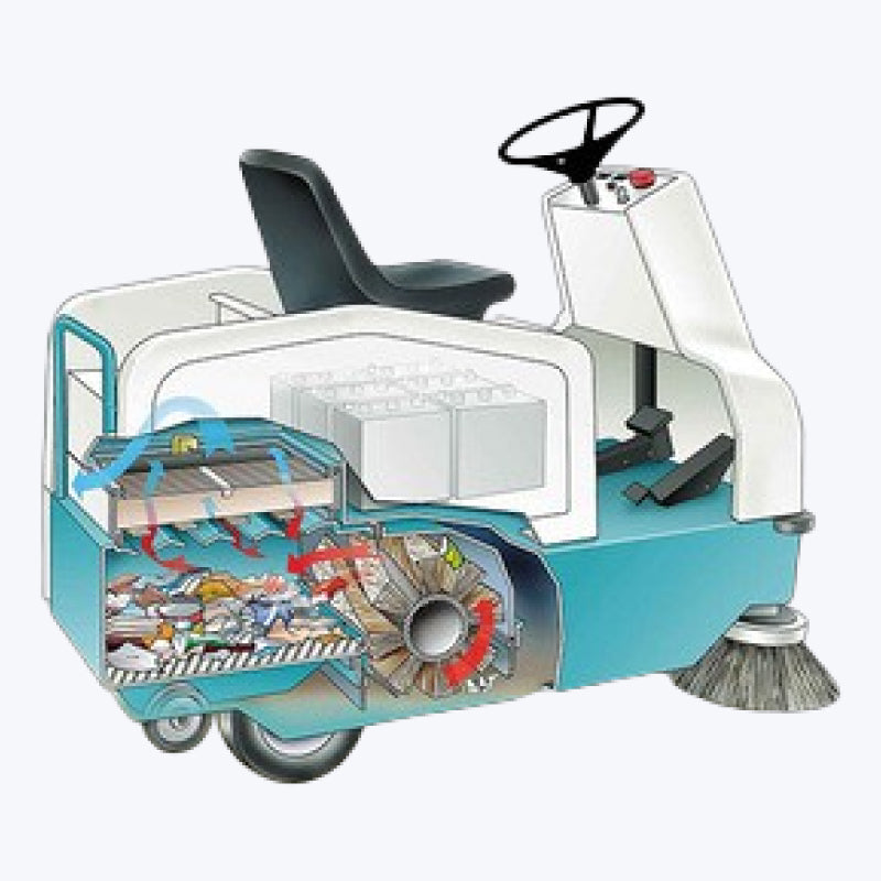Barredora operador a bordo 6100